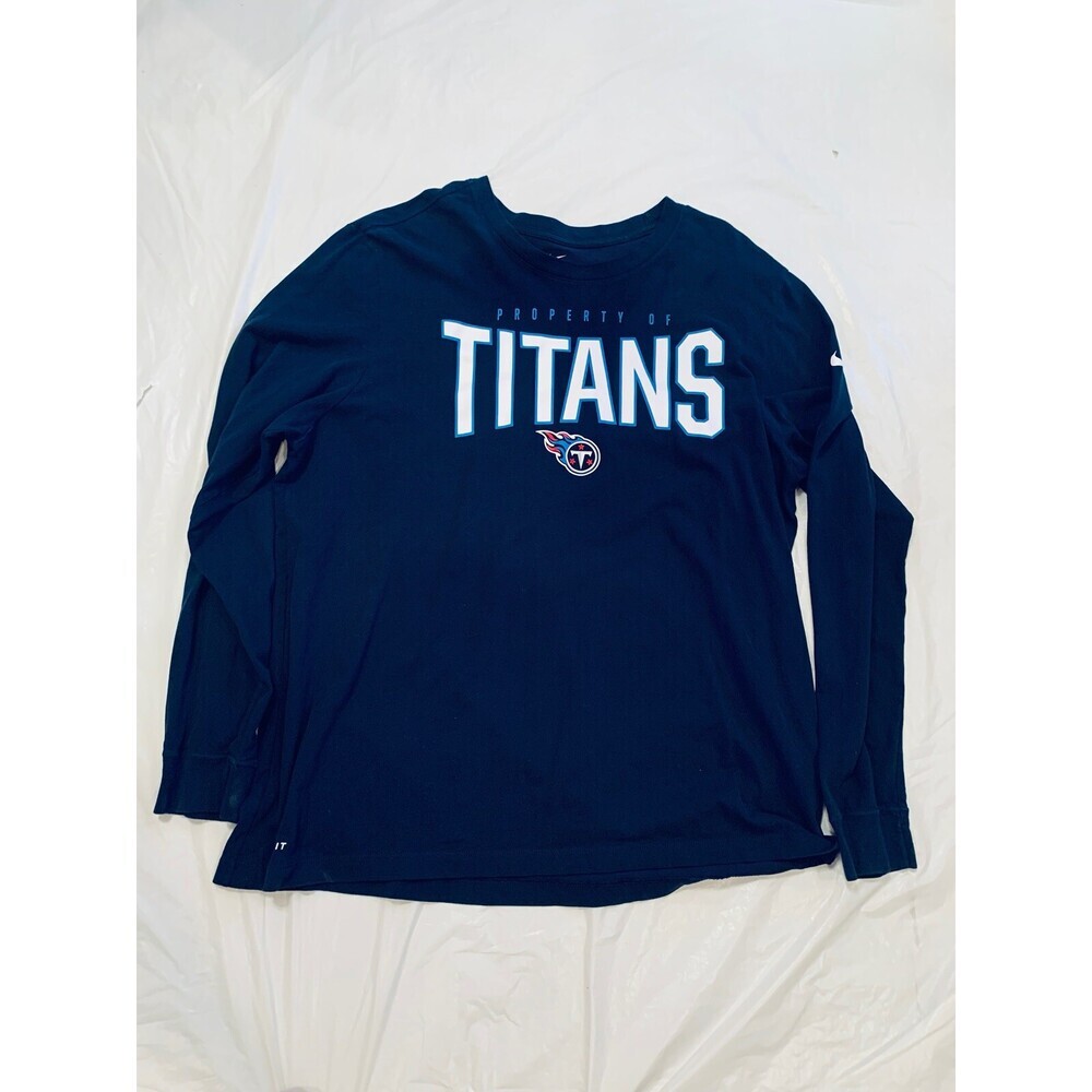 Nike Tee Dri Fit Tenneesee Titans Long Sleeve Size XXL - Picture 7 of 7